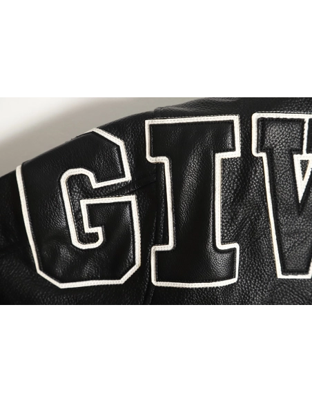 Givenchy 23FW patchwork leather baseball jacket,Givenchy Jacket,Jacket,APPAREL