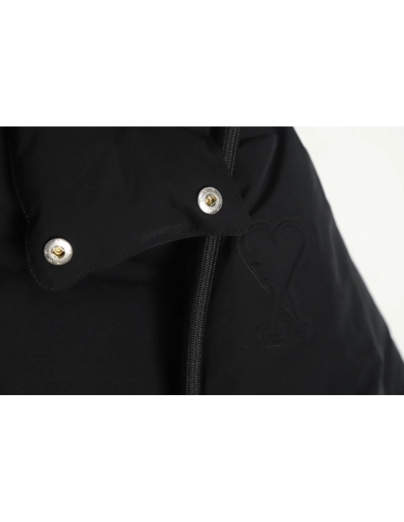 AMI PARIS 22SS solid color hooded down jacket TSK2,Ami Jacket,Jacket,APPAREL
