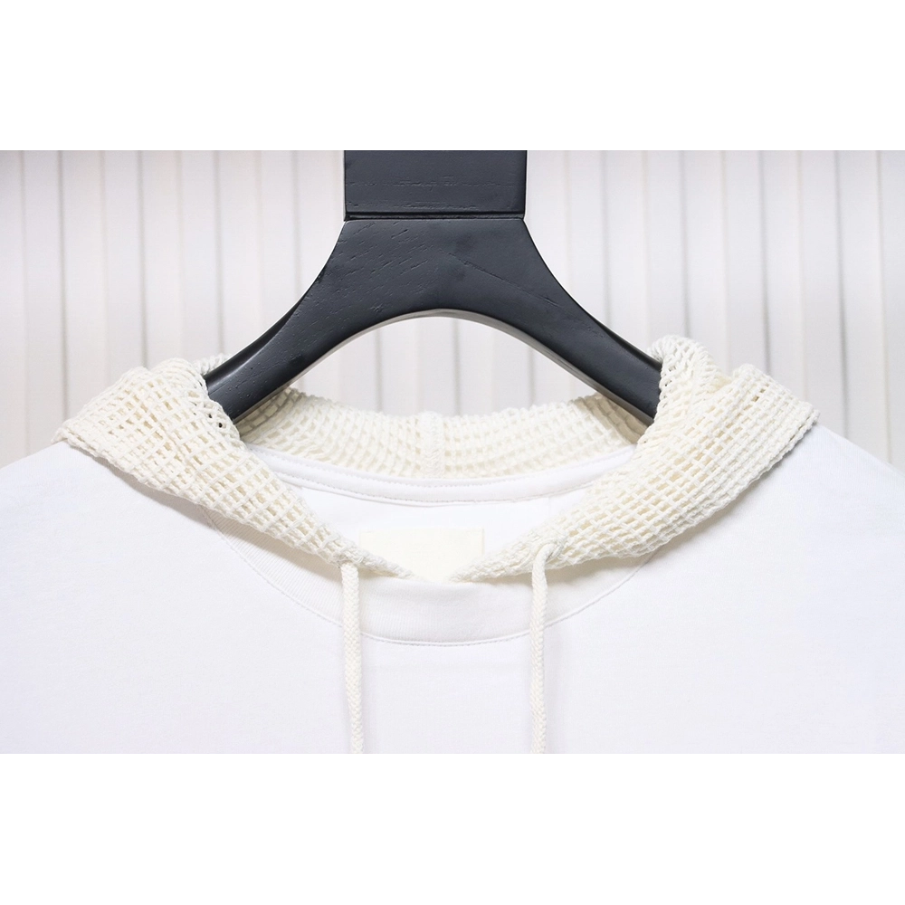 Givenchy hooded sweatshirt with layered flame mesh sleeves,Givenchy Hoodie,Hoodie,APPAREL