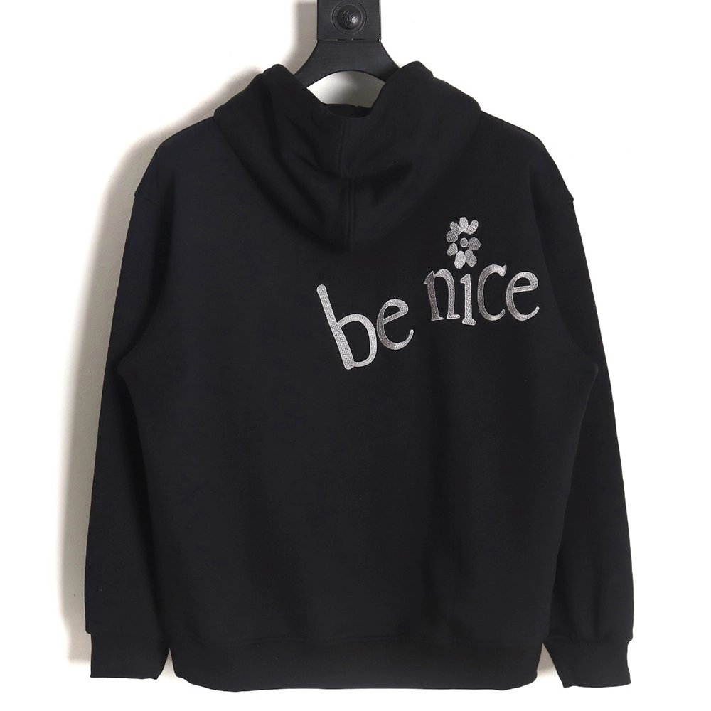 Dior 24SS small flower embroidered hooded sweatshirt,Dior Hoodie,Hoodie,APPAREL
