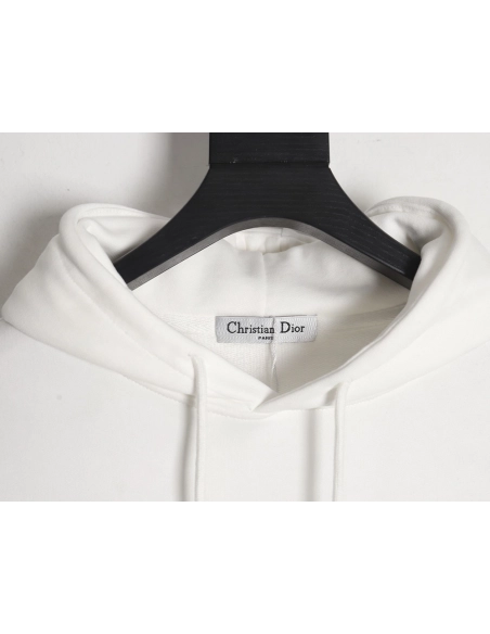 Dior 24SS small flower embroidered hooded sweatshirt,Dior Hoodie,Hoodie,APPAREL