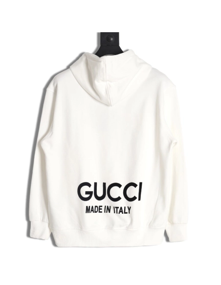 Gucci 24SS back lettering hooded sweatshirt TSK1,Gucci Hoodie,Hoodie,APPAREL