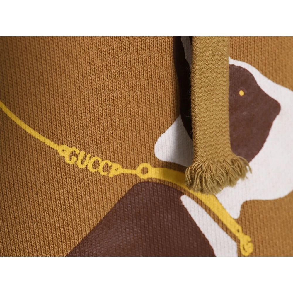 Gucci 23Fw puppy print hooded sweatshirt,Gucci Hoodie,Hoodie,APPAREL