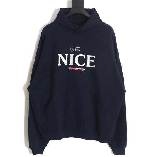 Balenciaga Balenciaga 23FW be nice hooded sweatshirt_CM_1,Balenciaga Hoodie,Hoodie,APPAREL