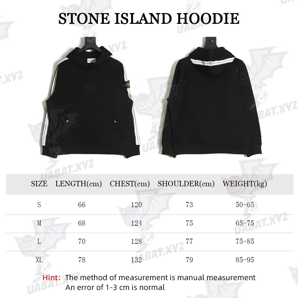 Supreme SS22 Week12 X Stone Island Cobranded Side Pattern Hooded Plus Fleece Sweater,Stone Island Hoodie,Hoodie,APPAREL