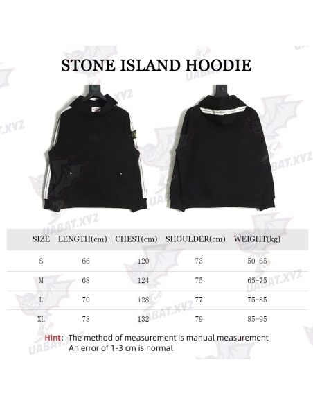 Supreme SS22 Week12 X Stone Island Cobranded Side Pattern Hooded Plus Fleece Sweater,Stone Island Hoodie,Hoodie,APPAREL