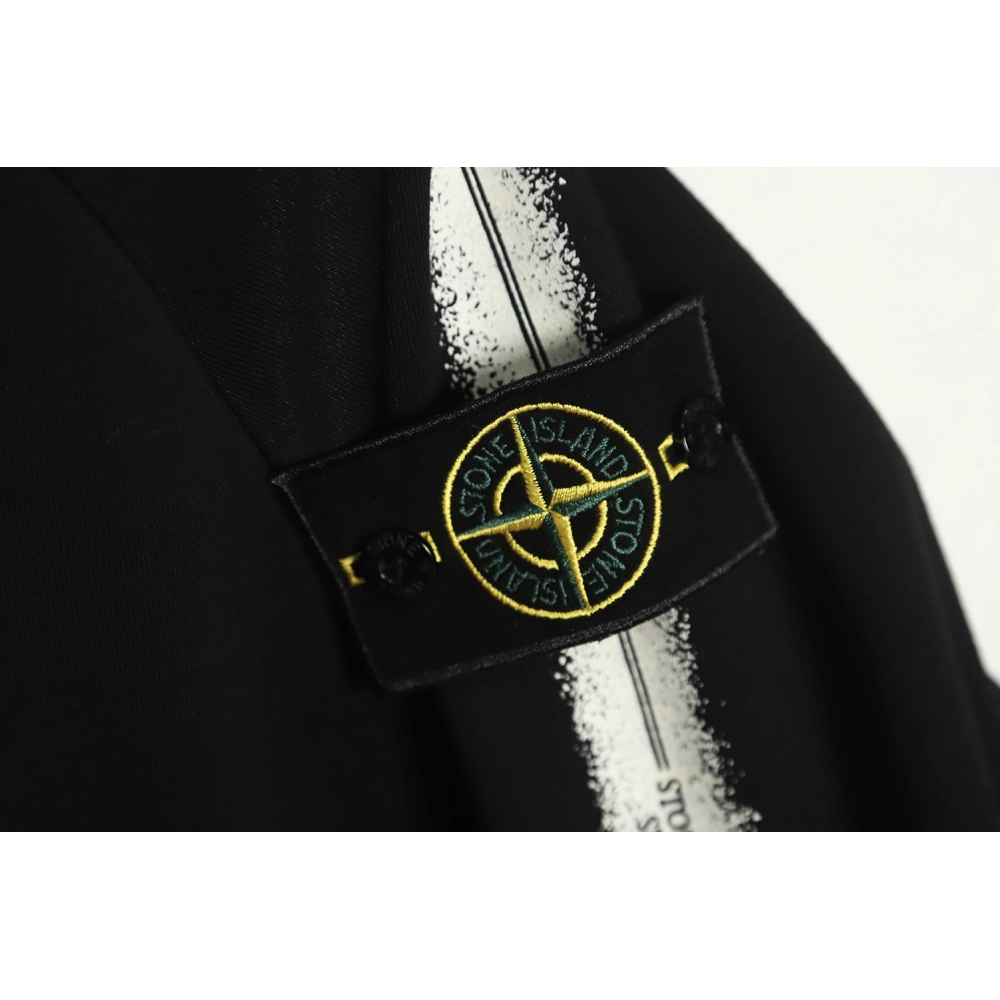 Supreme SS22 Week12 X Stone Island Cobranded Side Pattern Hooded Plus Fleece Sweater,Stone Island Hoodie,Hoodie,APPAREL