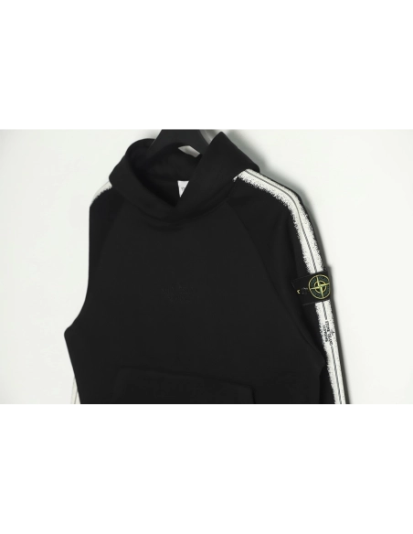 Supreme SS22 Week12 X Stone Island Cobranded Side Pattern Hooded Plus Fleece Sweater,Stone Island Hoodie,Hoodie,APPAREL