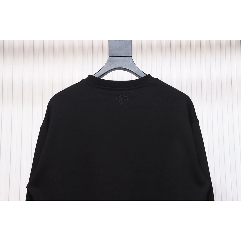 Louis Vuitton longsleeved sweatshirt with metal studs,Louis Vuitton Sweatshirt,Sweatshirt,APPAREL