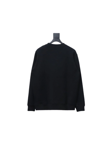 Prada classic red striped crew neck sweatshirt TSK1,Prada Sweatshirt,Sweatshirt,APPAREL