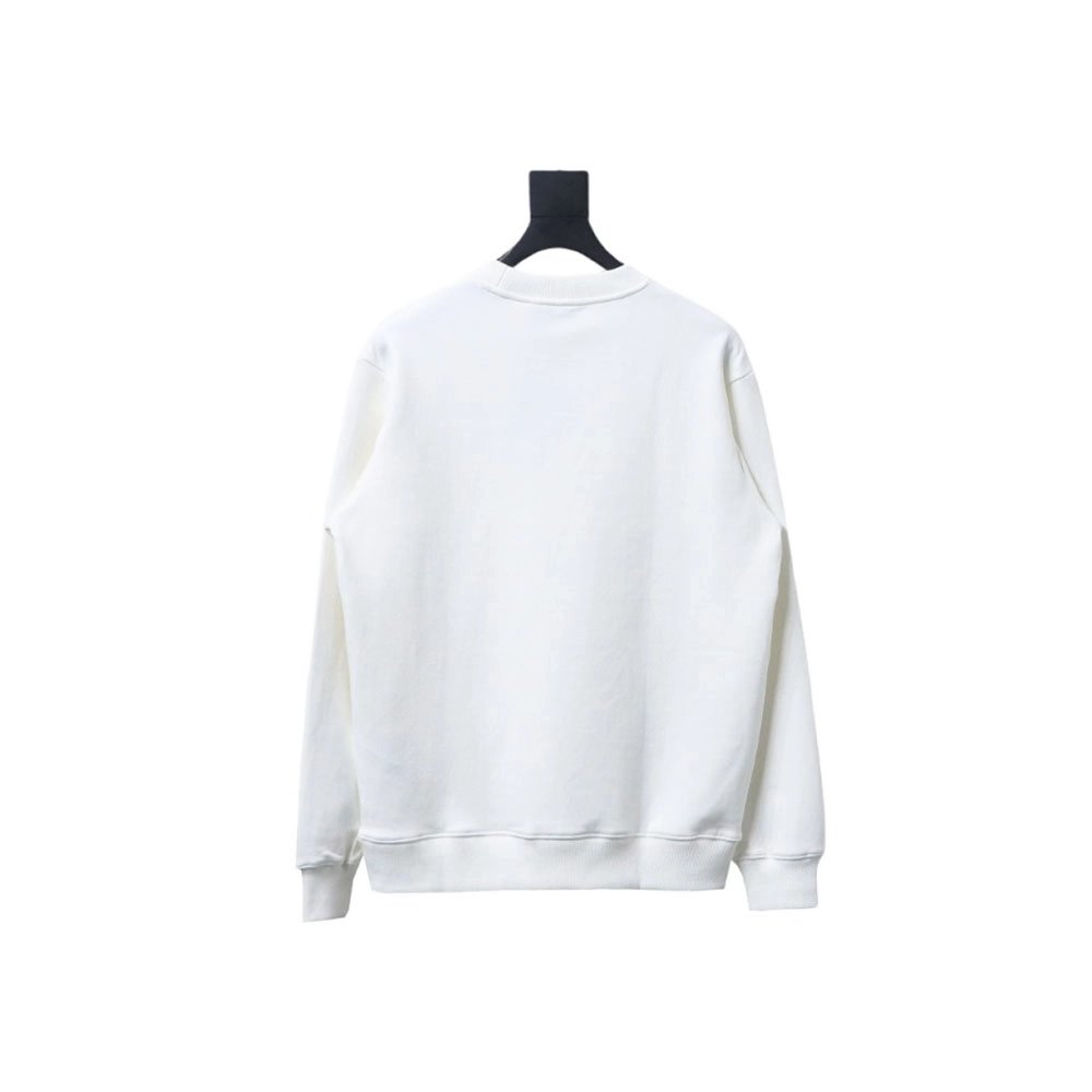 Prada classic red striped crew neck sweatshirt,Prada Sweatshirt,Sweatshirt,APPAREL