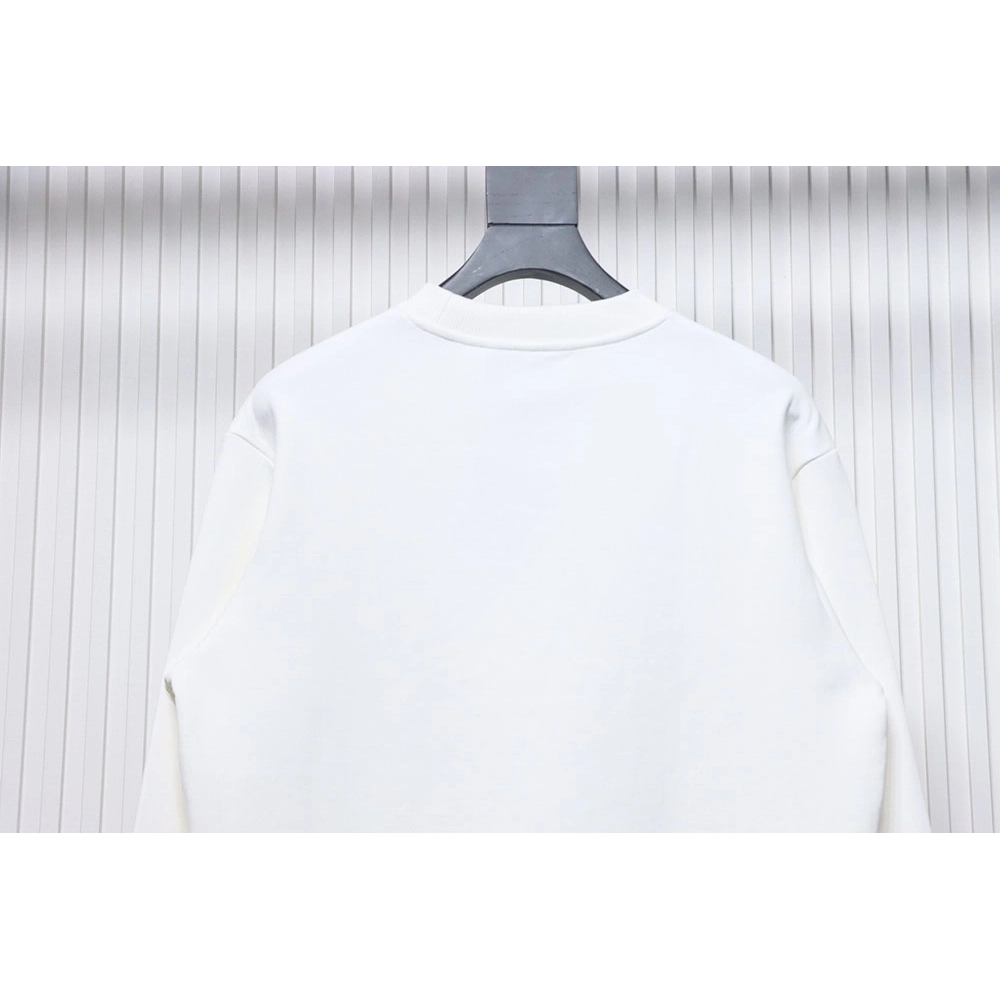 Prada classic red striped crew neck sweatshirt,Prada Sweatshirt,Sweatshirt,APPAREL