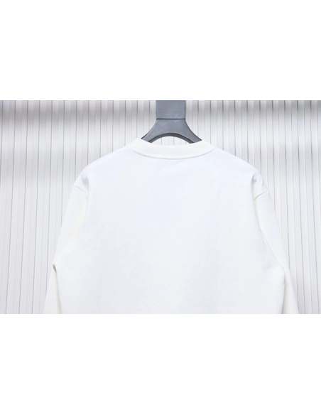 Prada classic red striped crew neck sweatshirt,Prada Sweatshirt,Sweatshirt,APPAREL