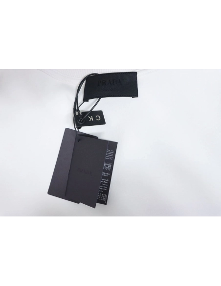 Prada classic red striped crew neck sweatshirt,Prada Sweatshirt,Sweatshirt,APPAREL