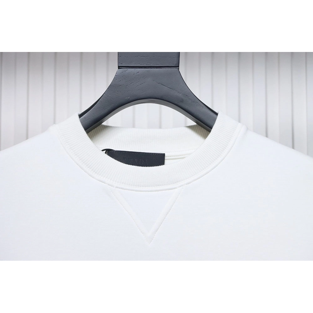 Prada triangle logo pocket crew neck sweatshirt TSK1,Prada Sweatshirt,Sweatshirt,APPAREL