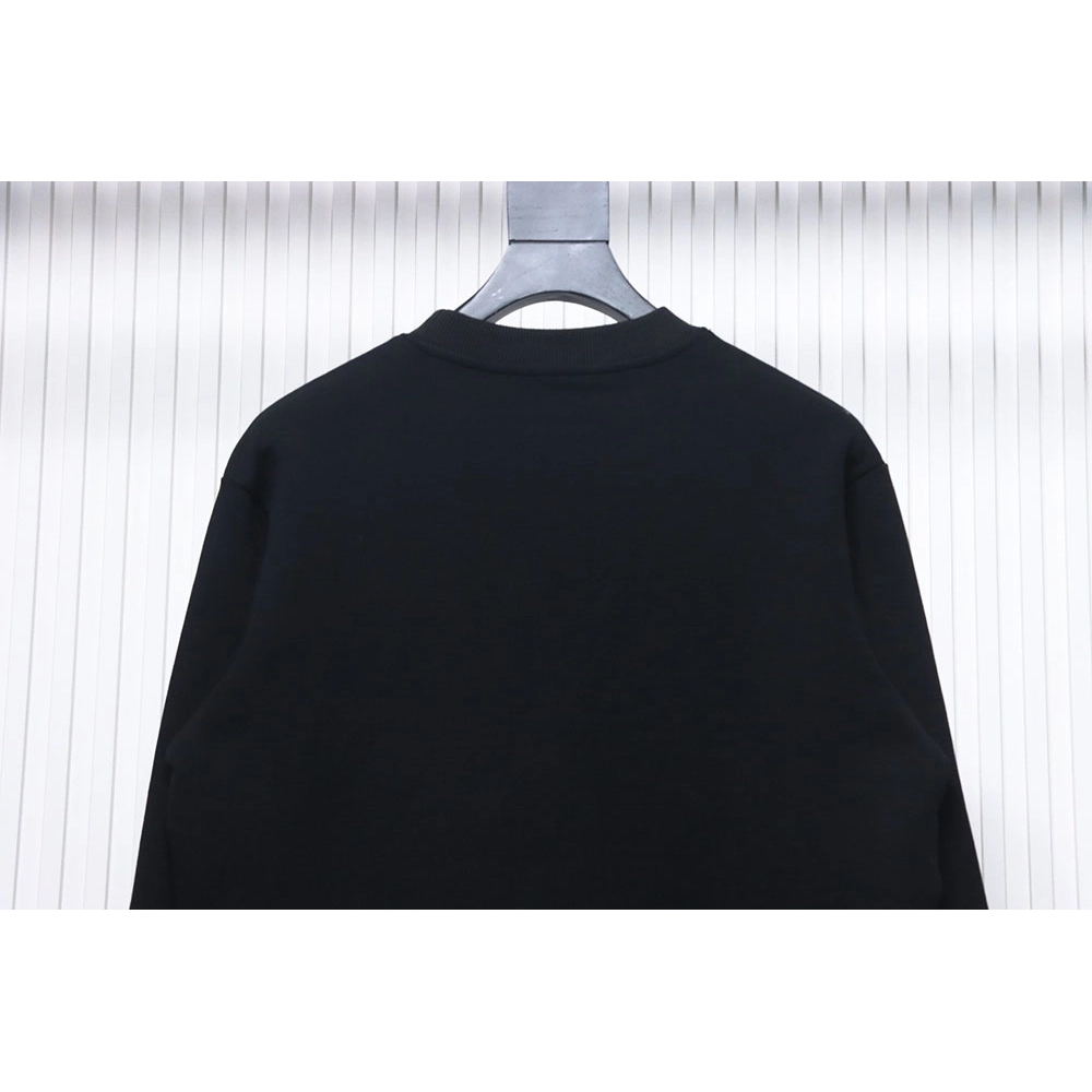 Prada triangle logo pocket crew neck sweatshirt,Prada Sweatshirt,Sweatshirt,APPAREL