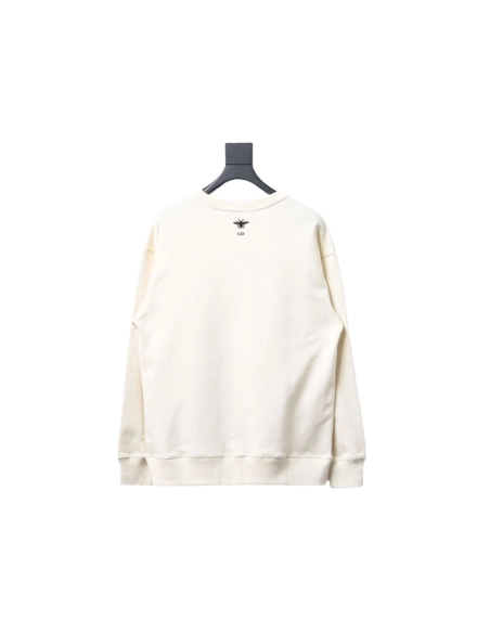 Dior floral butterfly crewneck sweatshirt,Dior Sweatshirt,Sweatshirt,APPAREL