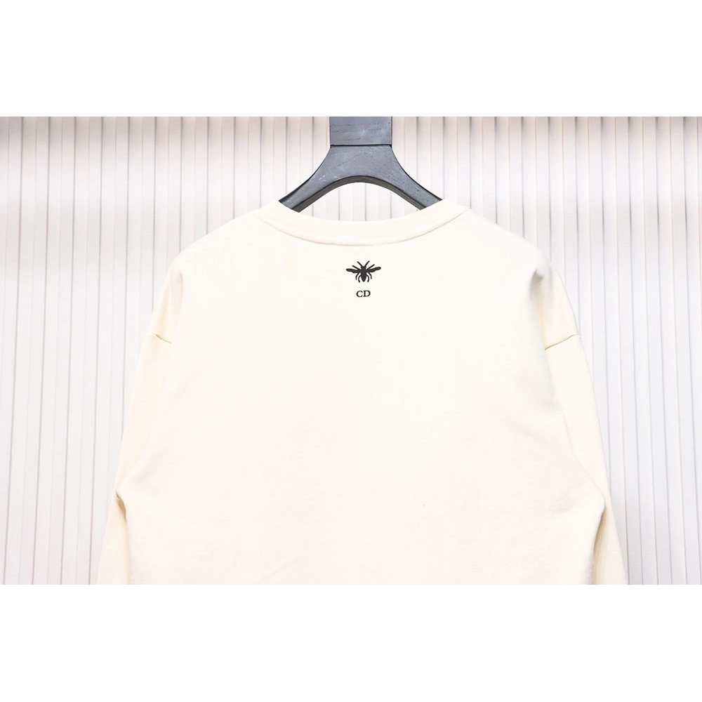 Dior floral butterfly crewneck sweatshirt,Dior Sweatshirt,Sweatshirt,APPAREL