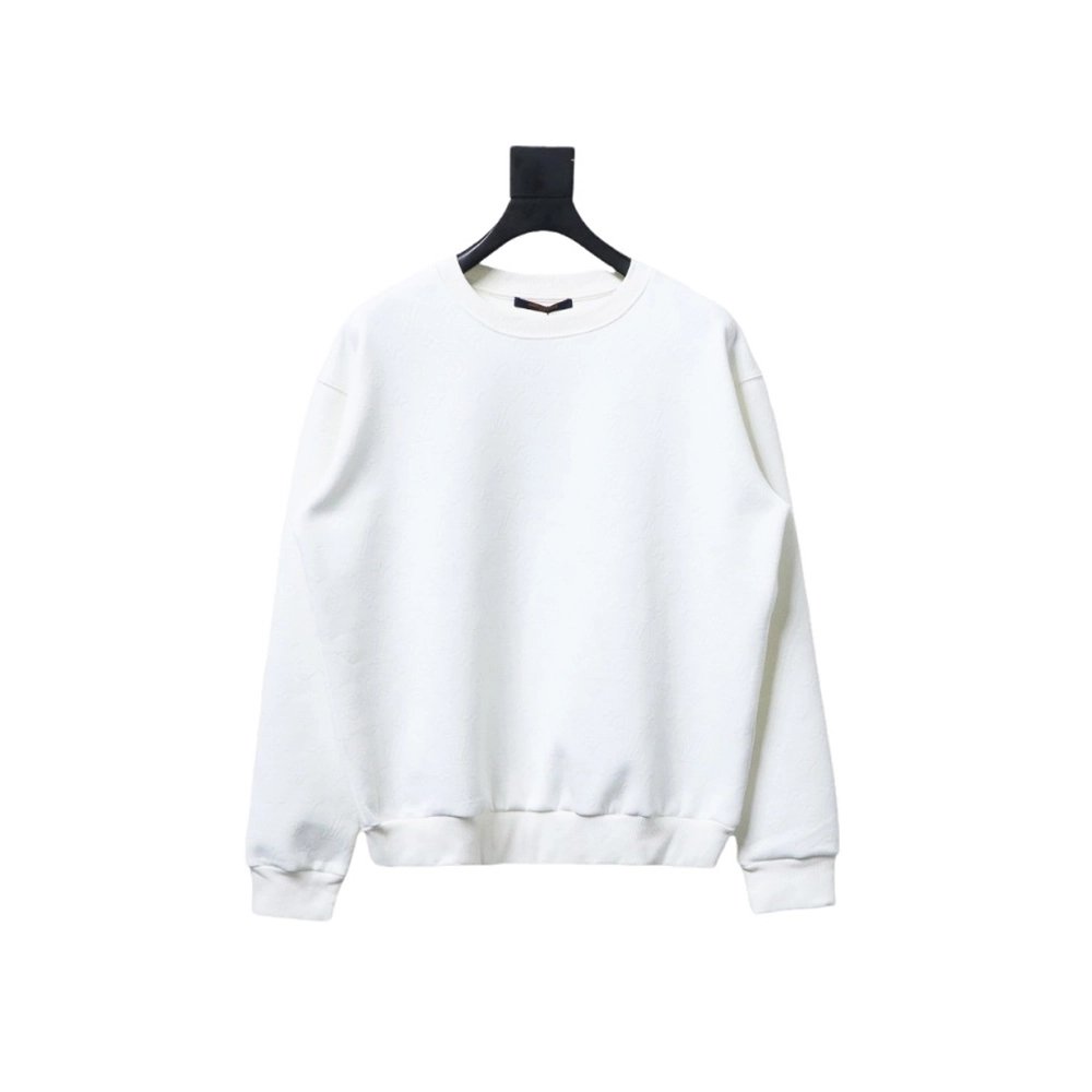 Louis Vuitton Checkerboard Crew Neck Sweatshirt TSK1,Louis Vuitton Sweatshirt,Sweatshirt,APPAREL