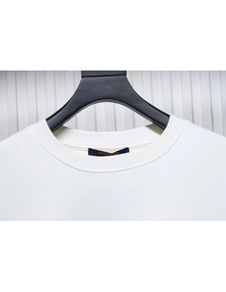 Louis Vuitton Checkerboard Crew Neck Sweatshirt TSK1,Louis Vuitton Sweatshirt,Sweatshirt,APPAREL