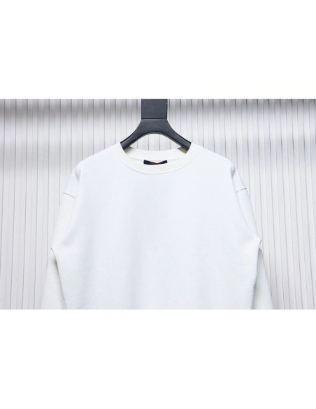 Louis Vuitton Checkerboard Crew Neck Sweatshirt TSK1,Louis Vuitton Sweatshirt,Sweatshirt,APPAREL