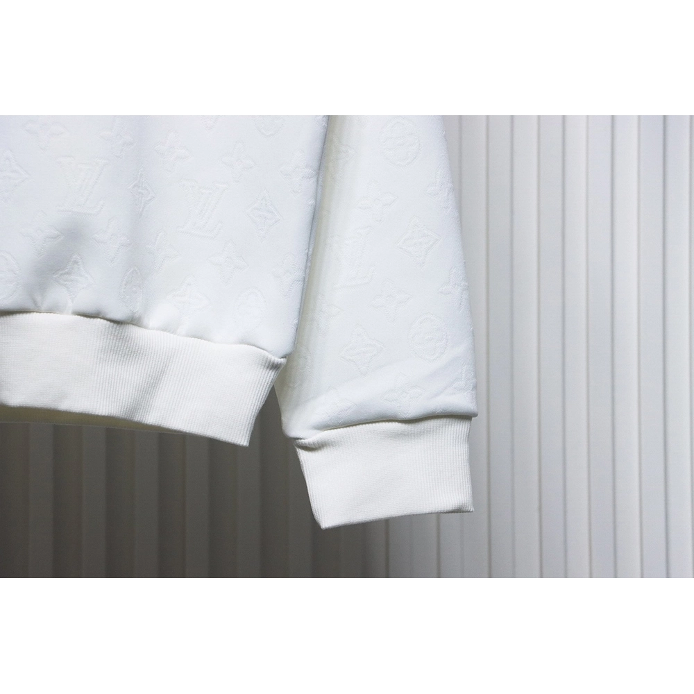Louis Vuitton Checkerboard Crew Neck Sweatshirt TSK1,Louis Vuitton Sweatshirt,Sweatshirt,APPAREL