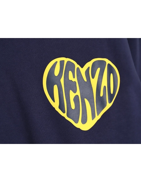 Kenzo Womens Heartshaped Long Sleeve Sweatshirt,Kenzo Sweatshirt,Sweatshirt,APPAREL