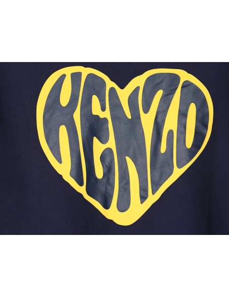 Kenzo Womens Heartshaped Long Sleeve Sweatshirt,Kenzo Sweatshirt,Sweatshirt,APPAREL