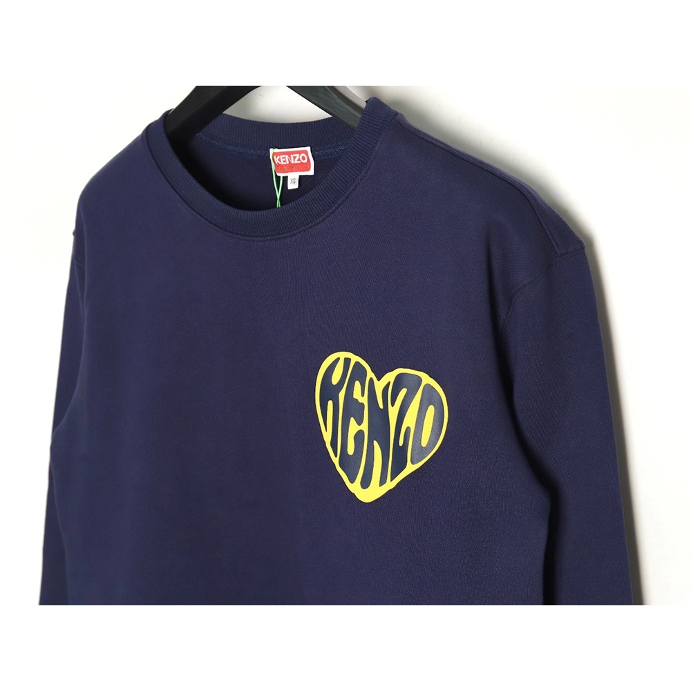 Kenzo Womens Heartshaped Long Sleeve Sweatshirt,Kenzo Sweatshirt,Sweatshirt,APPAREL