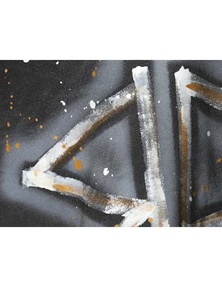 Balenciaga washed handpainted lettering crew neck sweatshirt,Balenciaga Sweatshirt,Sweatshirt,APPAREL