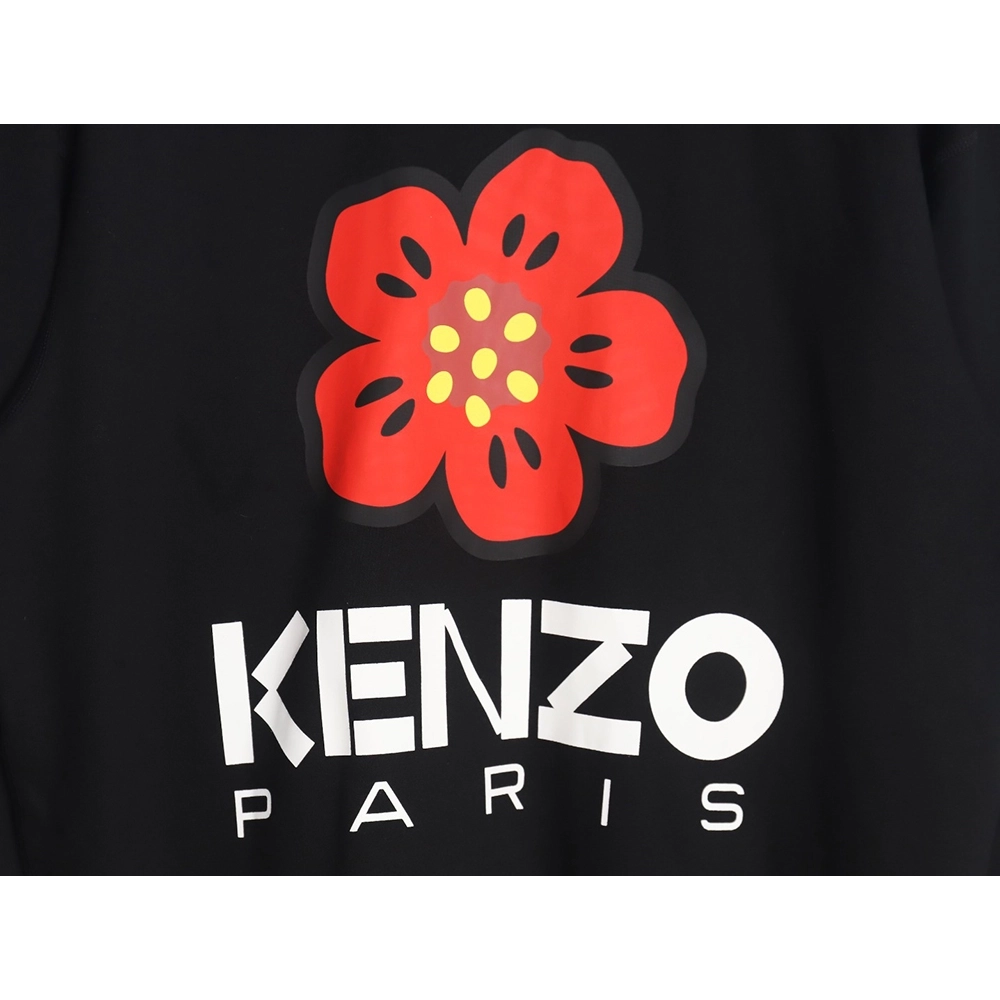 Kenzo Begonia flower print sweatshirt cardigan TSK1,Kenzo Sweatshirt,Sweatshirt,APPAREL