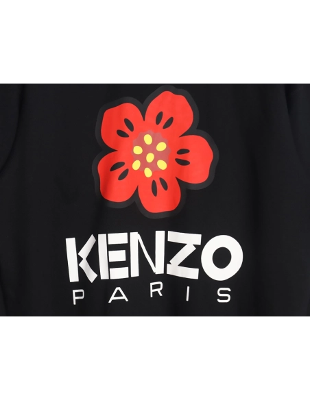 Kenzo Begonia flower print sweatshirt cardigan TSK1,Kenzo Sweatshirt,Sweatshirt,APPAREL