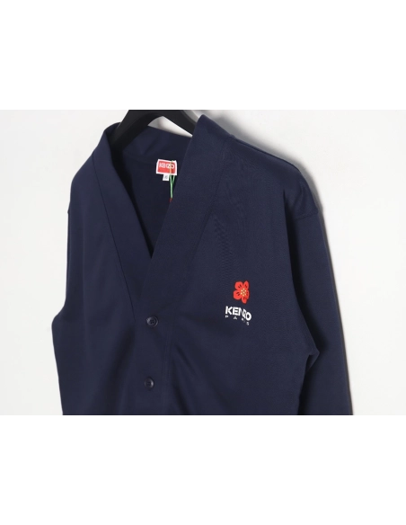 Kenzo Begonia flower print sweatshirt cardigan,Kenzo Sweatshirt,Sweatshirt,APPAREL