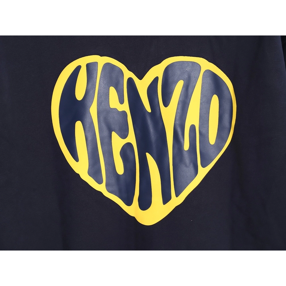 Kenzo Big Heart Sweatshirt Cardigan,Kenzo Sweatshirt,Sweatshirt,APPAREL