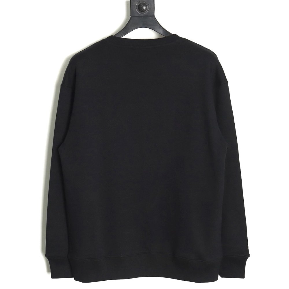 Dior monogram patch crew neck sweatshirt TSK1,Dior Sweatshirt,Sweatshirt,APPAREL