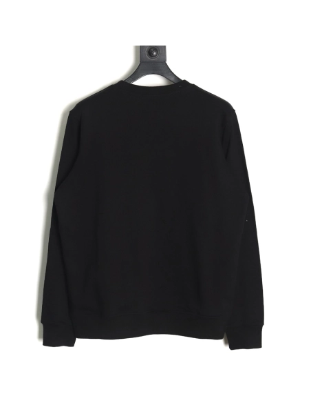 Burberry Check Lettering Crewneck Sweatshirt,Burberry Sweatshirt,Sweatshirt,APPAREL