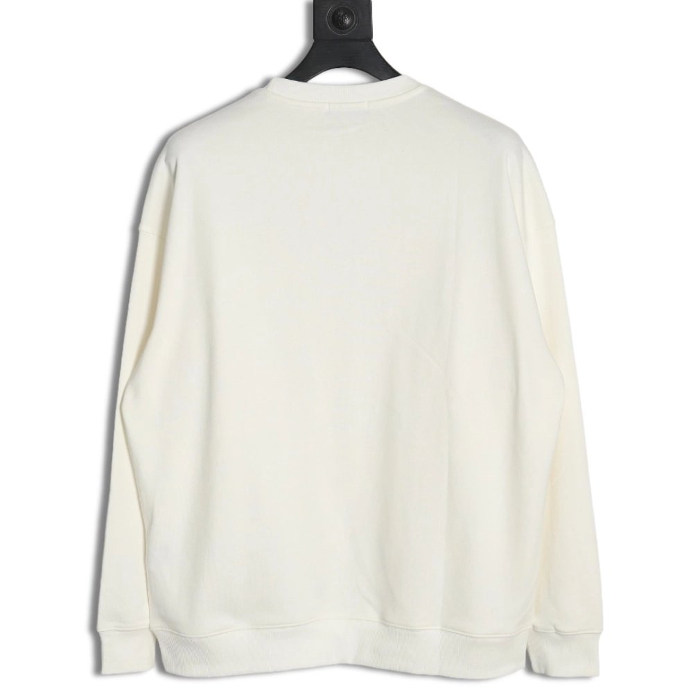 Prada Triangle Logo Crewneck Sweatshirt,Prada Sweatshirt,Sweatshirt,APPAREL