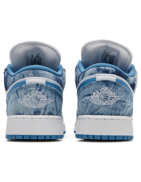 AIR JORDAN 1 LOW GS WASHED DENIM DM8947 100,AIR JORDAN 1 LOW,Air Jordan