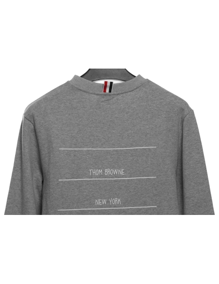 Thom Browne Classic Back Digital Print Sweatshirt,Thom Browne Sweatshirt,Sweatshirt,APPAREL
