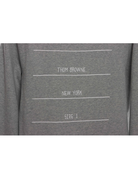 Thom Browne Classic Back Digital Print Sweatshirt,Thom Browne Sweatshirt,Sweatshirt,APPAREL