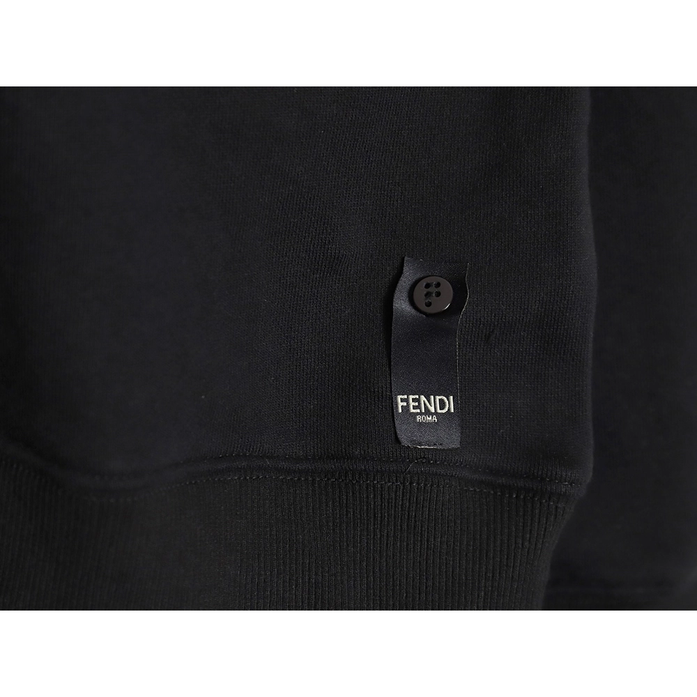 Fendi 24SS gradient FF square mark round neck sweatshirt,Fendi Sweatshirt,Sweatshirt,APPAREL