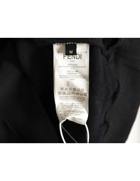 Fendi 24SS gradient FF square mark round neck sweatshirt,Fendi Sweatshirt,Sweatshirt,APPAREL