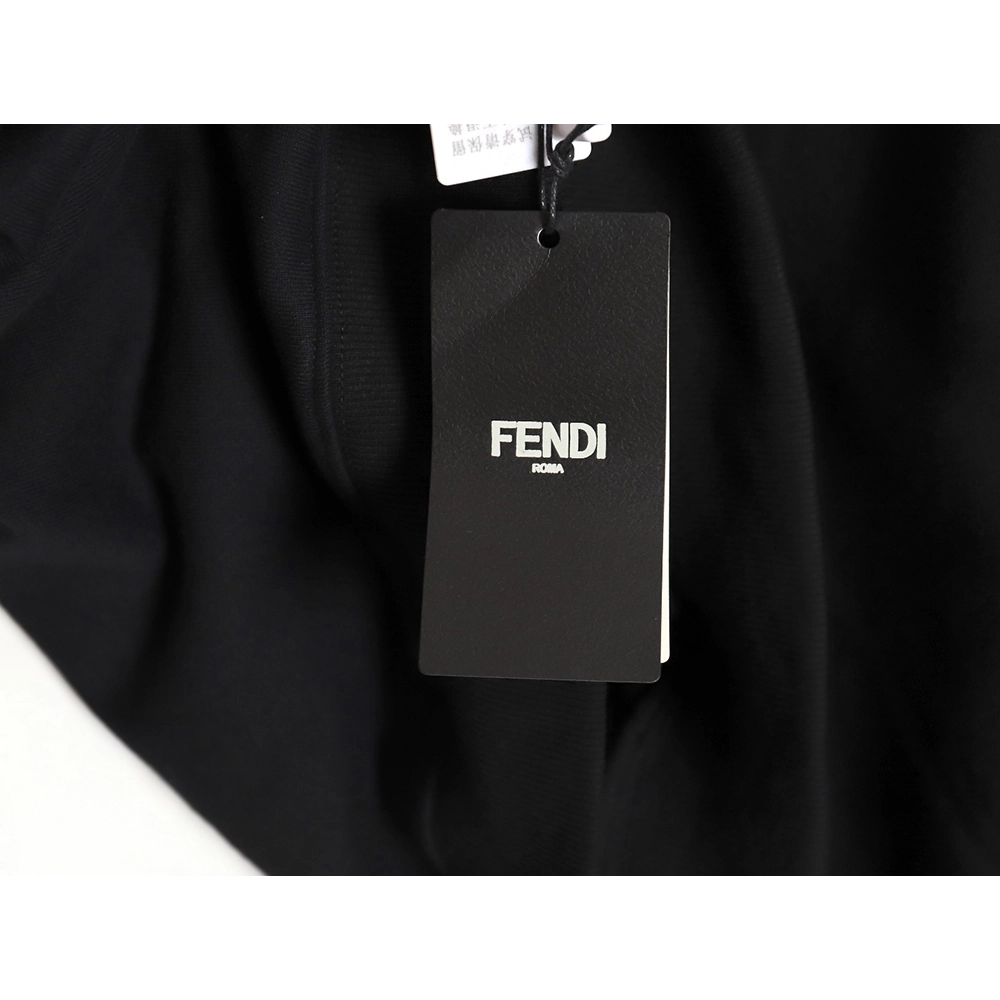 Fendi 24SS gradient FF square mark round neck sweatshirt,Fendi Sweatshirt,Sweatshirt,APPAREL