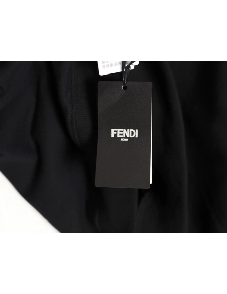 Fendi 24SS gradient FF square mark round neck sweatshirt,Fendi Sweatshirt,Sweatshirt,APPAREL