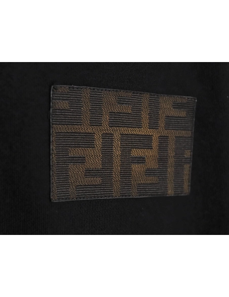 Fendi 24SS gradient FF square mark round neck sweatshirt,Fendi Sweatshirt,Sweatshirt,APPAREL