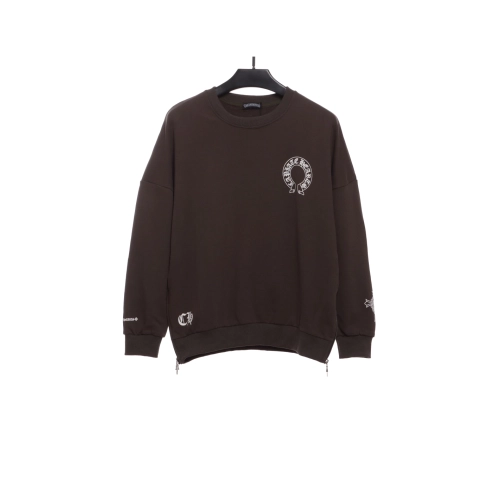 Chrome Hearts sidezip crew neck sweatshirt,Chrome Hearts Sweatshirt,Sweatshirt,APPAREL
