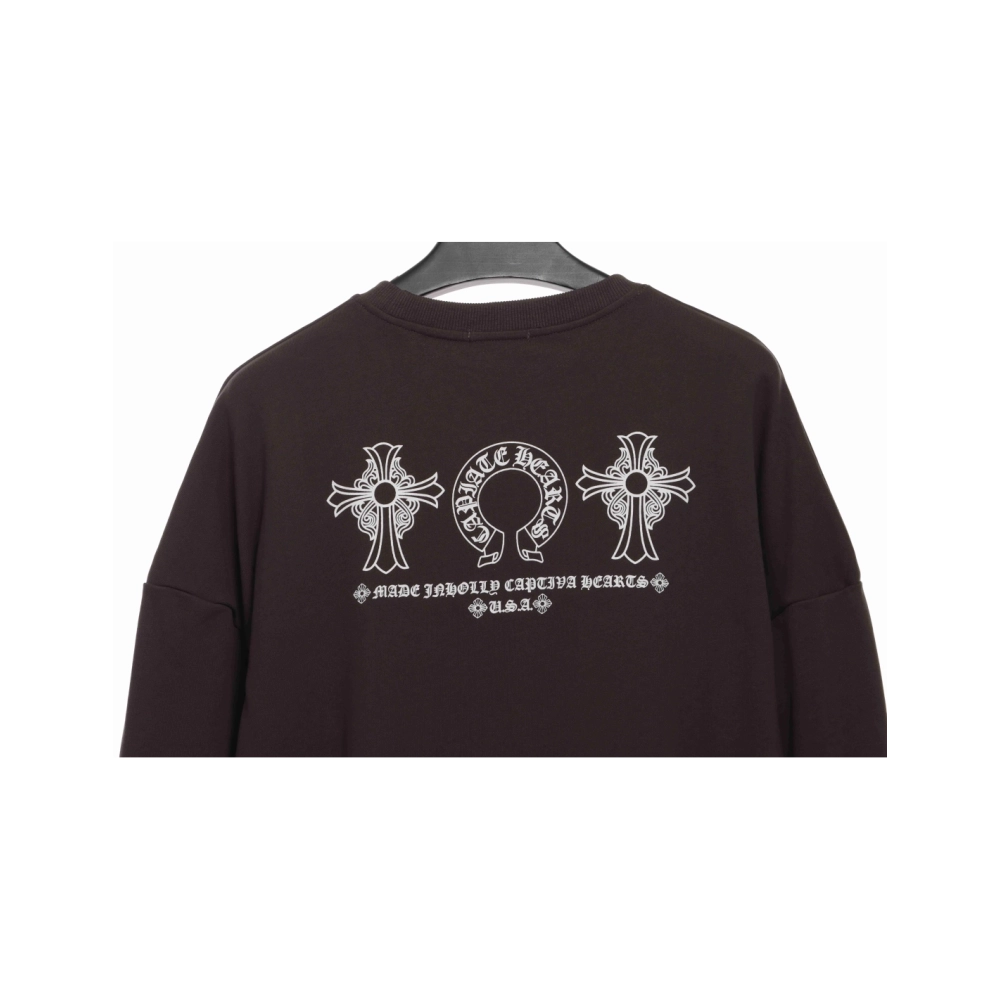 Chrome Hearts sidezip crew neck sweatshirt,Chrome Hearts Sweatshirt,Sweatshirt,APPAREL