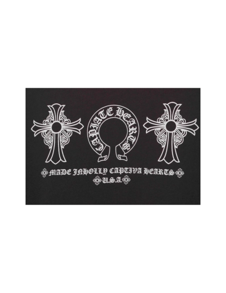 Chrome Hearts sidezip crew neck sweatshirt,Chrome Hearts Sweatshirt,Sweatshirt,APPAREL