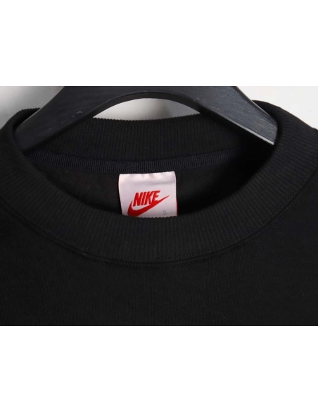 Nike x Stussy Nike Stussy joint 23SS solid color embroidered logo velvet sweatshirt_CM_1,Stussy Sweatshirt,Sweatshirt,APPAREL