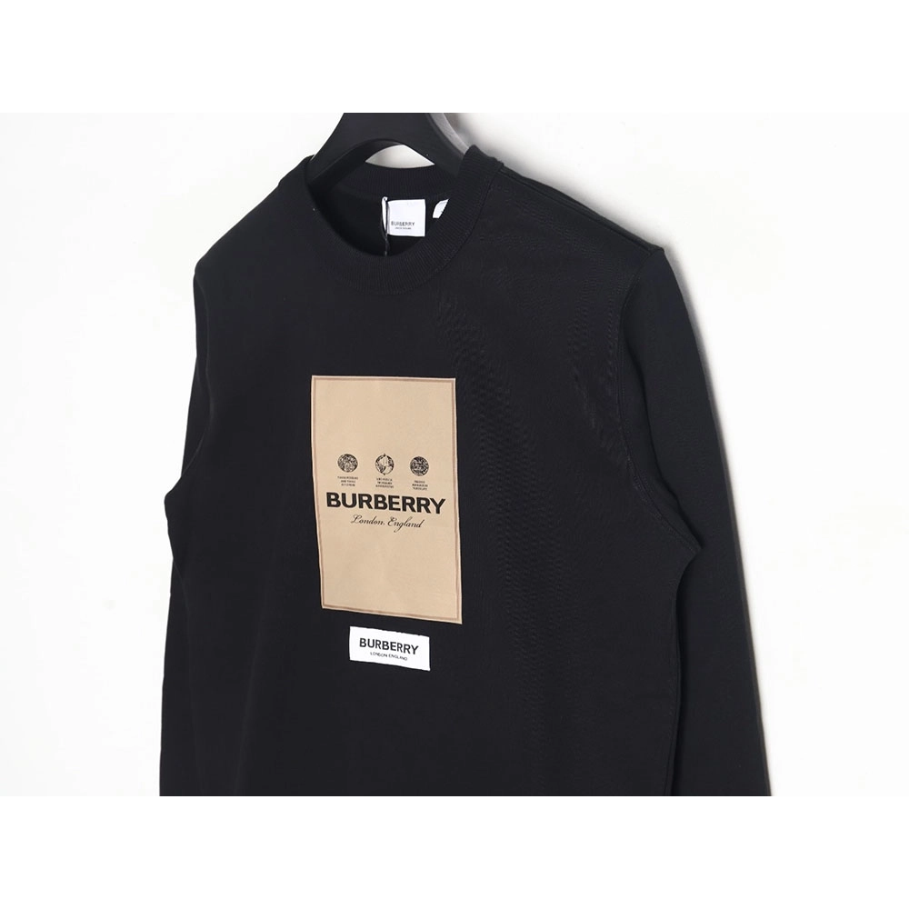Burberry 22Fw patch label crew neck sweatshirt,Burberry Sweatshirt,Sweatshirt,APPAREL